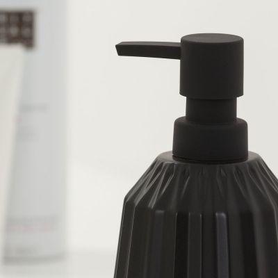 Sealskin Arte dozownik do mydła 400 ml stojący czarny 362500219