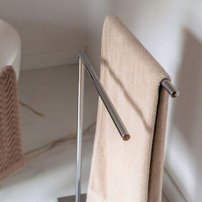 Sealskin Tube wieszak na ręczniki stojący chrom 362383218