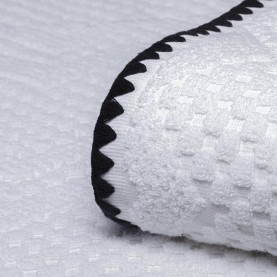 Sealskin Luna ręcznik 50x30 cm bawełniany czarny-biały 800825