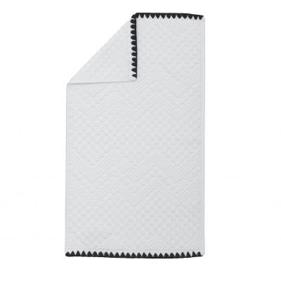 Sealskin Luna ręcznik 50x30 cm bawełniany czarny-biały 800825