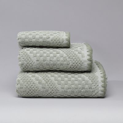 Sealskin Luna ręcznik 140x70 cm bawełniany zielony 800836