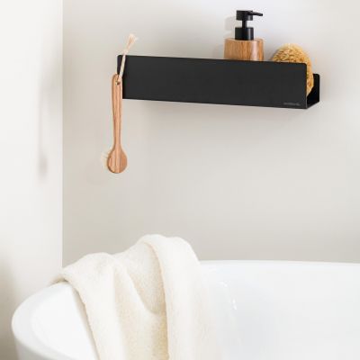 Sealskin Brix półka prysznicowa 35 cm czarna 800794