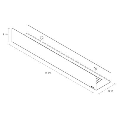 Sealskin Brix półka prysznicowa 55 cm kaszmir 800797