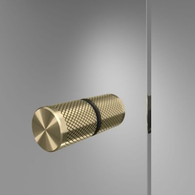 Sealskin Contour drzwi prysznicowe 140 cm wnękowe złoty szczotkowany/szkło przezroczyste CD121406495100