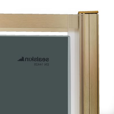 Sealskin Contour drzwi prysznicowe 100 cm złoty szczotkowany/szkło przezroczyste CD201006495100