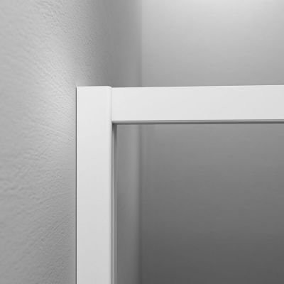 Sealskin Contour Walk-In ścianka prysznicowa 90 cm wolnostojąca biały mat/szkło przezroczyste CDA30886025100