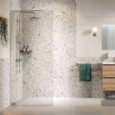 Sealskin Pure ścianka prysznicowa walk-in 100 cm chrom połysk/szkło przezroczyste PU011006265100