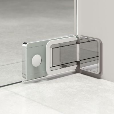 Sealskin Pure drzwi prysznicowe 80 cm uchylne chrom połysk/szkło przezroczyste PU140806265100