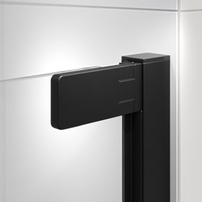 Sealskin INC drzwi prysznicowe 98 cm wnękowe czarny mat/szkło przezroczyste  XI201006195100