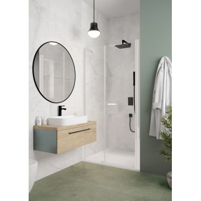 Sanplast Exa Line ścianka przedłużająca SS2/Exa Line 50 cm stała biały mat/szkło przezroczyste 600-540-1230-24-401