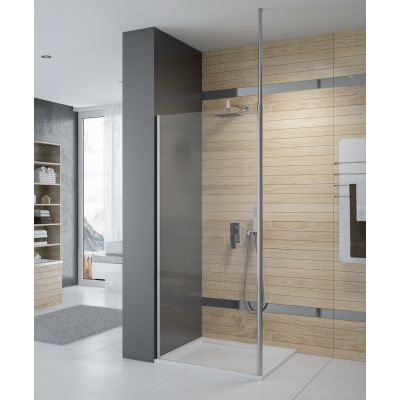 Sanplast Exa Line ścianka prysznicowa walk-in 80 cm srebrny połysk/szkło przezroczyste 600-540-1520-38-401