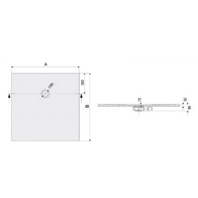 Sanplast Open Mineral brodzik 140x100 cm prostokątny biały 645-430-0670-01-000