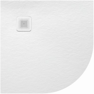 Sanplast Eco Mineral brodzik półokrągły 90x90 cm biały 645-580-0430-01-020