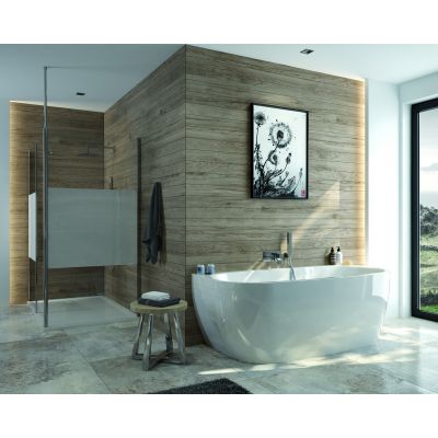 Sanplast Luxo wanna przyścienna 170x75 cm owalna biała 610-370-1180-01-000