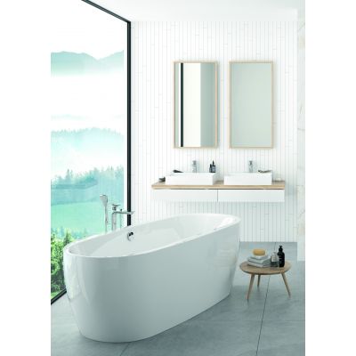 Sanplast Luxo wanna wolnostojąca 180x80 cm owalna biała 632-370-1380-01-010