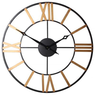Splendid Best zegar ścienny czarny-złoty AZ-BEST