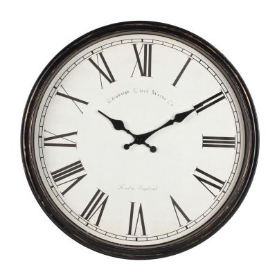 Splendid Hilton zegar ścienny biały-brązowy AZ-HILTON-BR