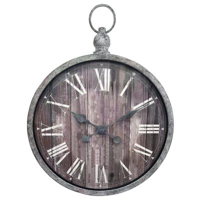 Splendid Olsen zegar ścienny szary-postarzany AZ-OLSEN