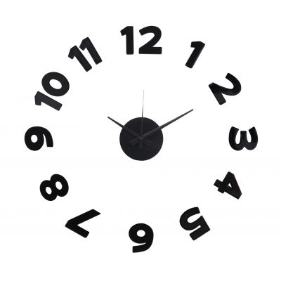 Splendid Sticker matte zegar ścienny czarny AZ-STICKER-MATTE-CZA