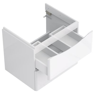 Zestaw Strama Austin umywalka z szafką 60 cm wiszącą biały połysk (9909060, 1110000)