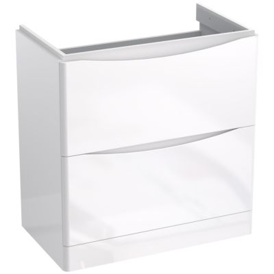 Strama Austin szafka 78,1x44,6 cm podumywalkowa stojąca biały połysk 11.103.00