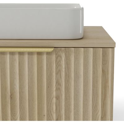 Strama Tibu szafka 80x48,3x51,7 cm podumywalkowa wisząca dąb craft 48.101.25