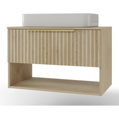 Strama Tibu szafka 80x48,3x51,7 cm podumywalkowa wisząca dąb craft 48.101.25