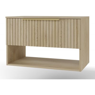 Strama Tibu szafka 80x48,3x51,7 cm podumywalkowa wisząca dąb craft 48.101.25
