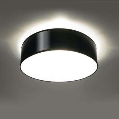 Sollux Lighting Arena plafon 2x60W czarny SL.0121