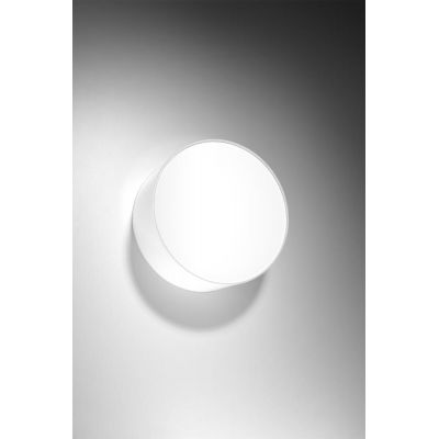 Sollux Lighting Arena plafon1x60W biały połysk SL.0129