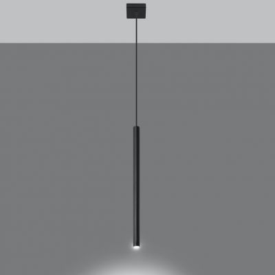 Sollux Lighting Pastelo lampa wisząca 1x40W czarna SL.0469