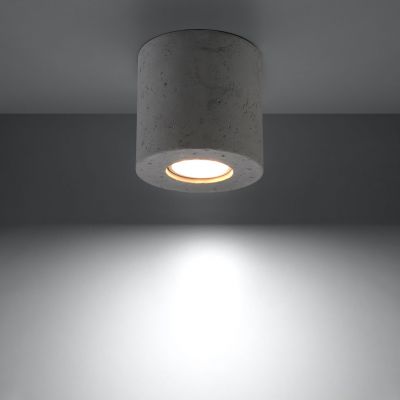 Sollux Lighting Orbis lampa podsufitowa 1x6W szary SL.0488