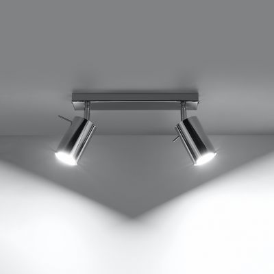 Sollux Lighting Ring lampa podsufitowa 2x6W chrom SL.0728