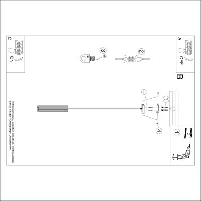 Sollux Lighting Karbon lampa wisząca 1x10 W zielona SL.1611