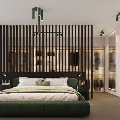 Sollux Lighting Karbon kinkiet 1x10 W zielony SL.1616