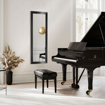 Styler Wave lustro 50x142 cm prostokątne czarny LU-12428