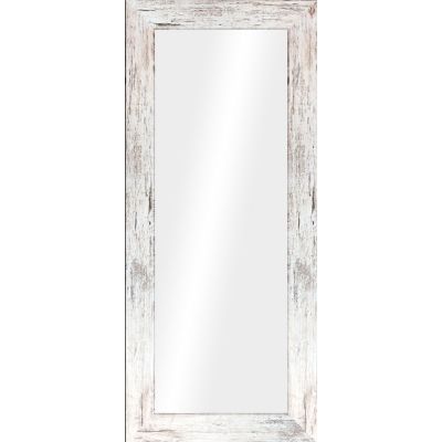 Styler Jyvaskyla lustro prostokątne 60x148 cm rama bielone przecierane drewno mat LU-01207