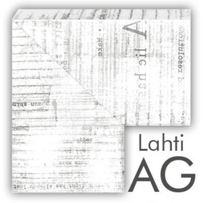 Styler Lahti lustro prostokątne 127x47 cm rama biała gazeta mat LU-01267