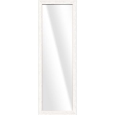 Styler Sicilia lustro prostokątne 46x146 cm stojące rama białe drewno mat LU-12262