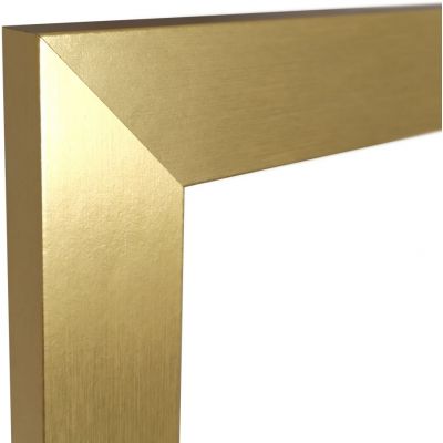 Styler Florence lustro prostokątne 46x146 cm stojące rama złoty błyszczący metaliczny LU-12271