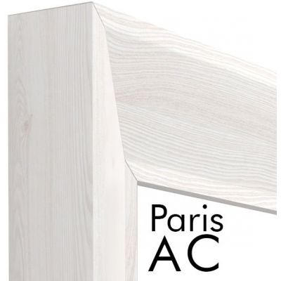 Styler Paris lustro prostokątne 42x137 cm rama bielone drewno mat LU-12292