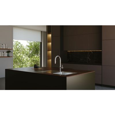 Teka Oval bateria kuchenna stojąca chrom 116020013