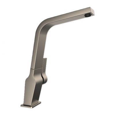 Zestaw Teka Flexlinea zlewozmywak stalowy z syfonem 54x44 cm grafit z baterią kuchenną ICC (115000024, 116030005)