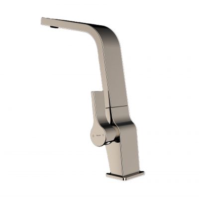 Zestaw Teka Flexlinea zlewozmywak stalowy z syfonem 54x44 cm grafit z baterią kuchenną ICC (115000024, 116030005)