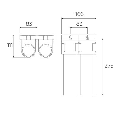 Zestaw Teka Uni bateria kuchenna do filtra wody stojąca inox z filtrem podzlewozmywakowym (116080001, 118510001)