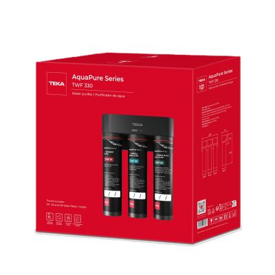 Zestaw Teka Uni bateria kuchenna do filtra wody stojąca inox z filtrem podzlewozmywakowym (116080001, 118510002)