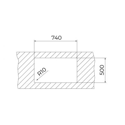 Teka Forlinea zlewozmywak z akcesoriami 75x51 cm stal 115000083