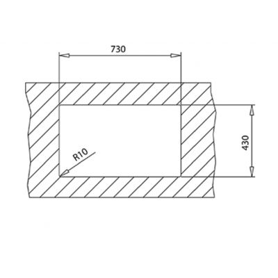 Teka Flexlinea zlewozmywak stalowy 74x44 cm 115030009