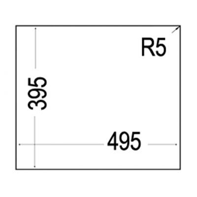 Teka Square 50.40 TG zlewozmywak 54x44 cm Tegranit arktyczny biały 115230024