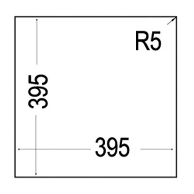 Teka Square 40.40 TG zlewozmywak 44x44 cm Tegranit arktyczny biały 115230029